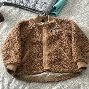 Girls Patagonia snap front jacket